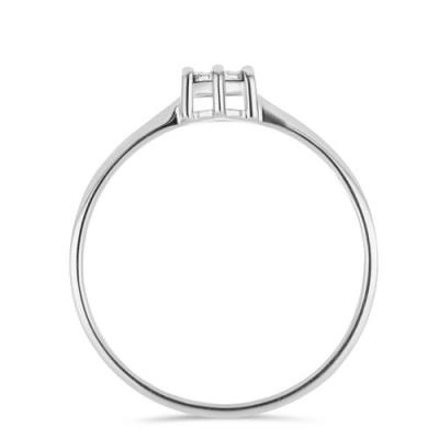 BUY NATURAL DIAMOND GEMSTONE RING IN 925 SILVER 